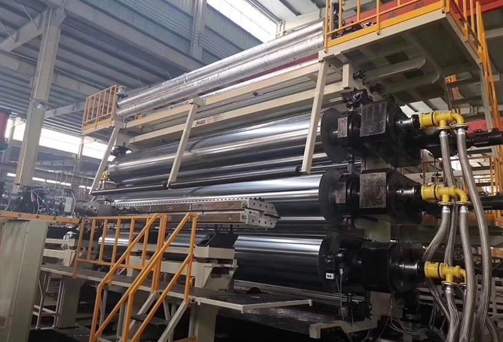 2019 Italy 8000mm HDPE Membrane Extrusion Project