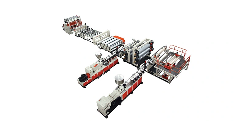 PVC Waterproof Membrane Sheet Extrusion Line