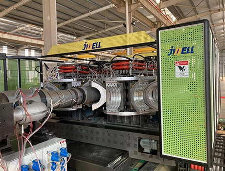 2022 Georgian 1000mm Double Wall Corrugated Pipe Extrusion Project