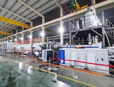 2022 Jiangsu 1200mm High Speed Pipe Extrusion Project