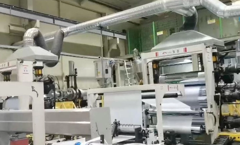 2022 korea 800 kg h pp sheet extrusion
