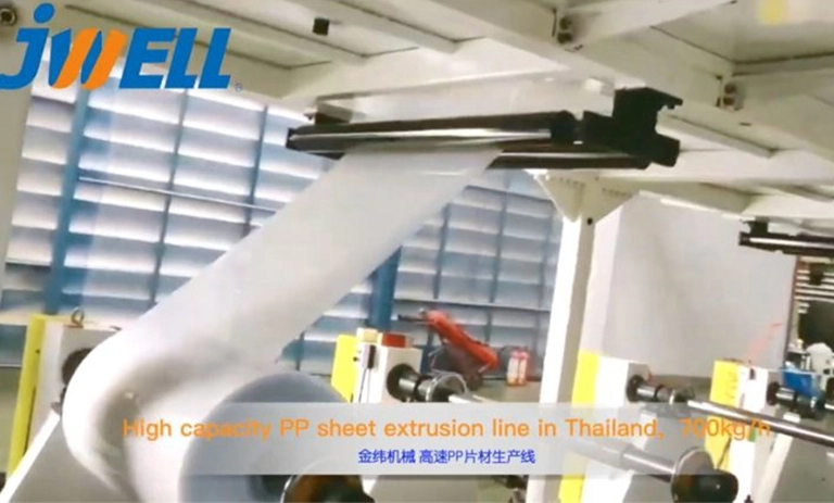 2022 thailand 700 kg h pp sheet extrusion