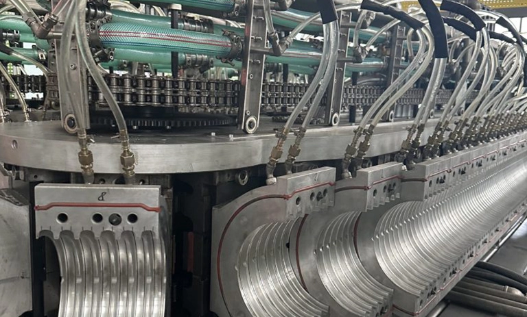 2023 australian 4 layer double wall corrugated pipe extrusion project
