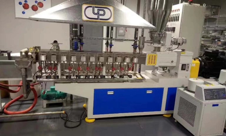 2022 russia lab peek psu and glass fiber compound extrusion line