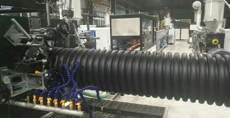 corrugated pipe machine
