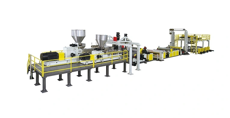quality pet sheet extruder in pet extrusion line 
