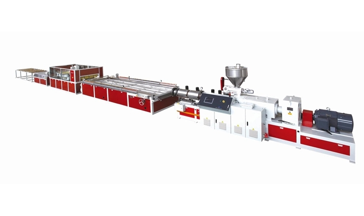 pvc profile extrusion line