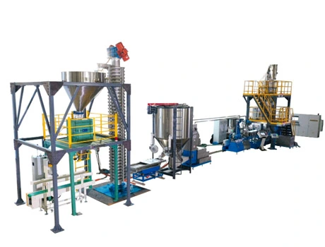 2020 Portugal 1000kg/h Biodegradebale Plastic Compounding Machine
