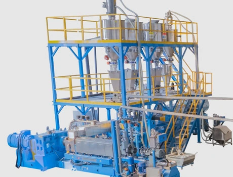 2023 Portugal 4 tons/h High filler Masterbatch Extrusion Machine