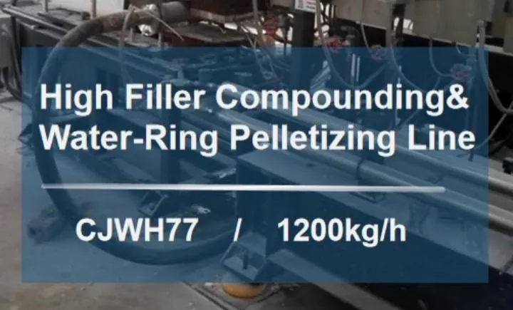 High Filler Compounding& Water-Ring Pelletizing Line
