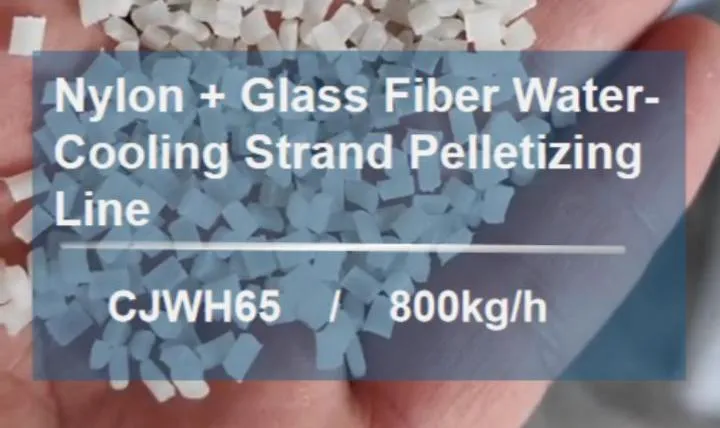 Nylon + Glass Fiber Water-Cooling Strand Pelletizing Line