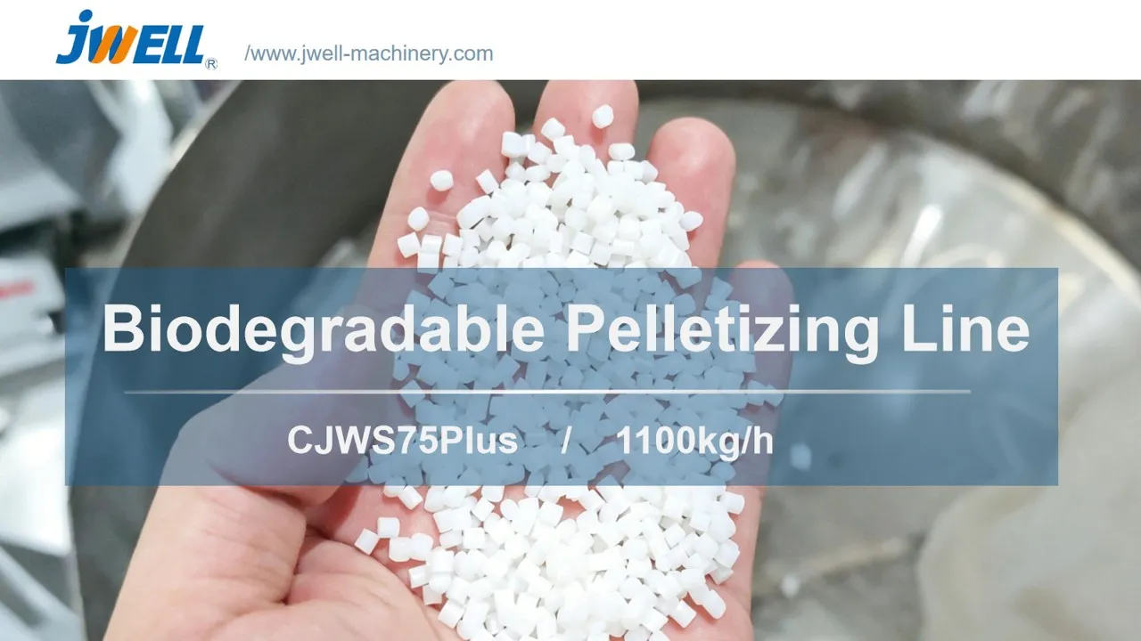 Biodegradable Pelletizing Line | Jwell Machinery