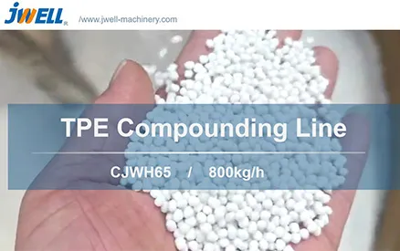 TPE Compounding Line | Underwater Pelletizing System | CJWH65 Twin Screw Extruder | Jwell Machinery